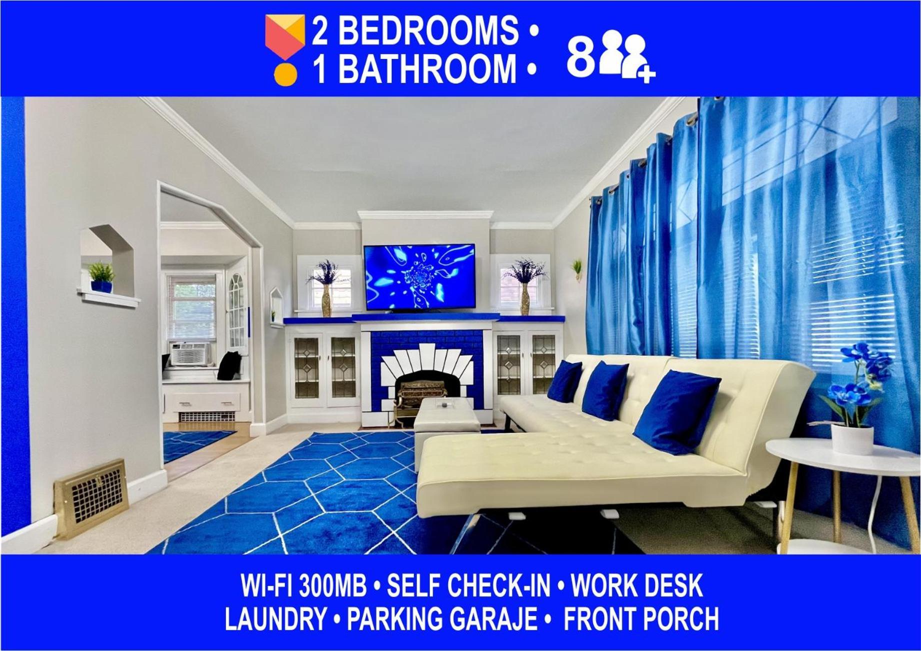 The Sapphire Haven - Your Old Brooklyn Oasis Awaits Families, Couples, Business Travelers Near Downtown With Parking, 300 Mb Wifi & Self Check-In Cleveland Eksteriør bilde