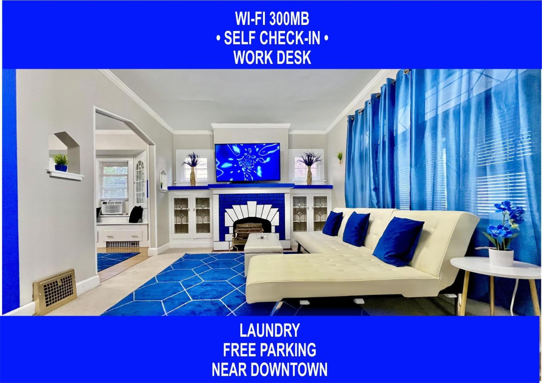The Sapphire Haven - Your Old Brooklyn Oasis Awaits Families, Couples, Business Travelers Near Downtown With Parking, 300 Mb Wifi & Self Check-In Cleveland Eksteriør bilde